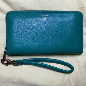 Fossil Sydney Zip Phone Malachite